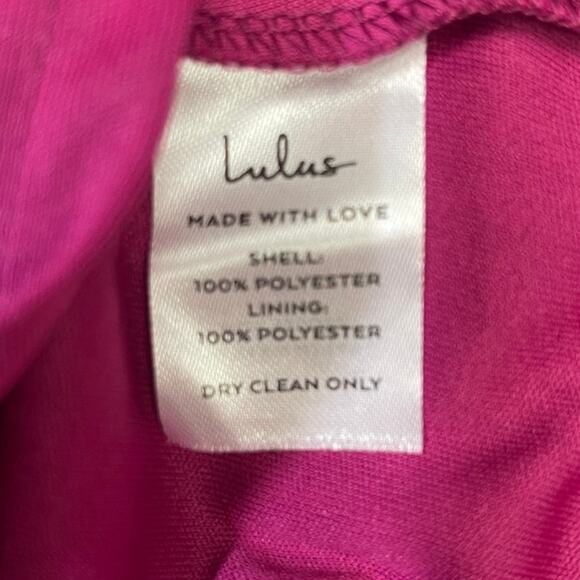 LULU'S L Heavenly Hues Pink Magenta Bridesmaid Formal Party Maxi Dress NEW B94 - Picture 5 of 10